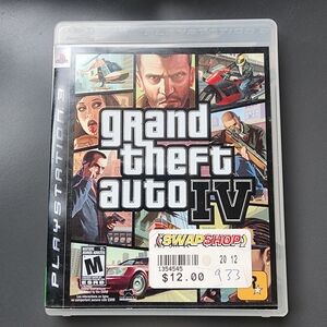 Grand Theft Auto IV for Sony 3 - Black